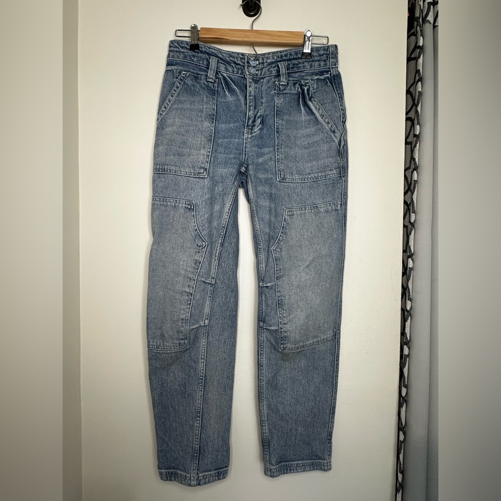 Pilcro Relaxed Fit Light Blue Jeans